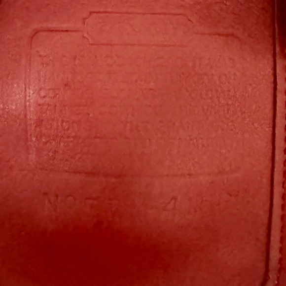 ❤️SOLD❤️Vintage Coach Red Soho Belted Pouch 4156 - Picture 7 of 10